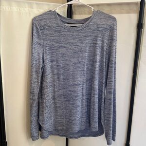 Banana Republic Heather Blue Knit Top